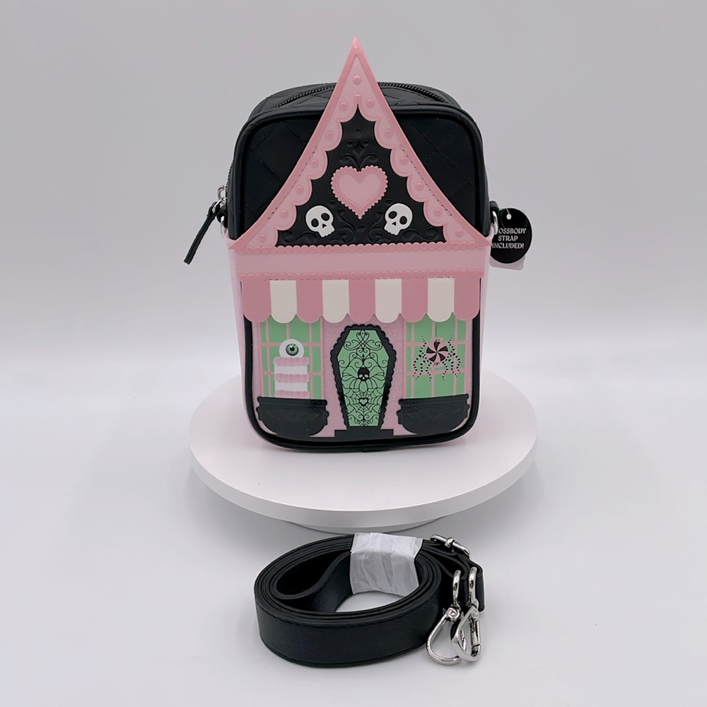 Bath & Body Works Halloween Haunted House‎ Crossbody Bag Purse Glow-in-the-dark